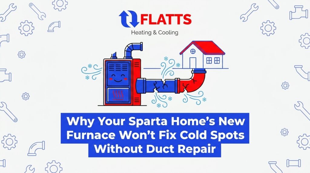 Why Your Sparta Home's New Furnace Won't Fix Cold Spots Without Duct Repair &mdash; featured image